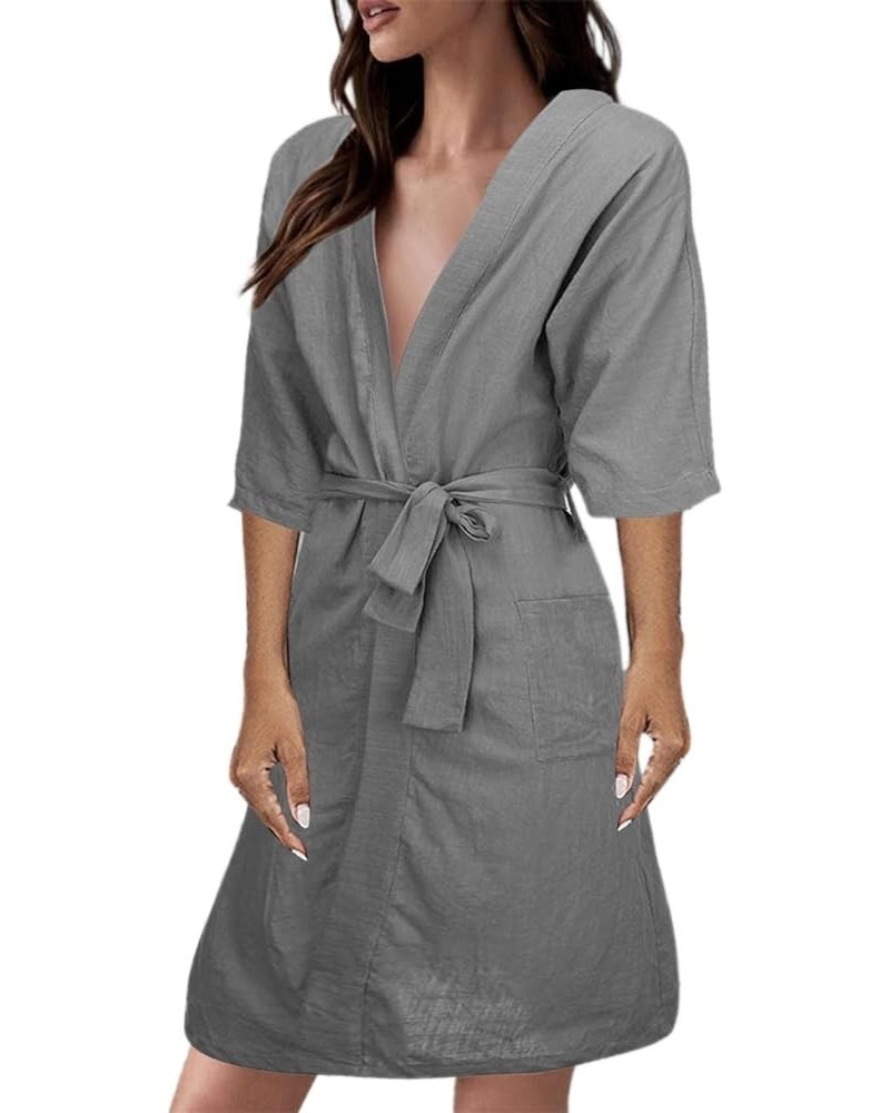 Silk Nightgown for Women Plus Size 3X Sleepwear for Women Petite Nightgowns for Short Women Silky Lingerie for Women Grey-d $...