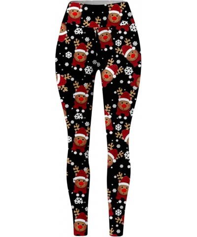 Womens Ugly Christmas Printed Leggings High Waisted Slim Butt Lifting Workout Yoga Pants Santa Gnomes Printed Stretchy Tights...