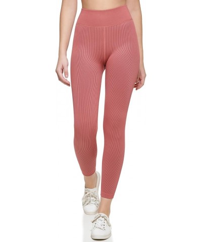 Women's Ribbed High Waist 7/8 Tight Redwood $35.48 Activewear