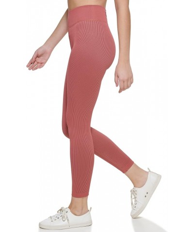 Women's Ribbed High Waist 7/8 Tight Redwood $35.48 Activewear