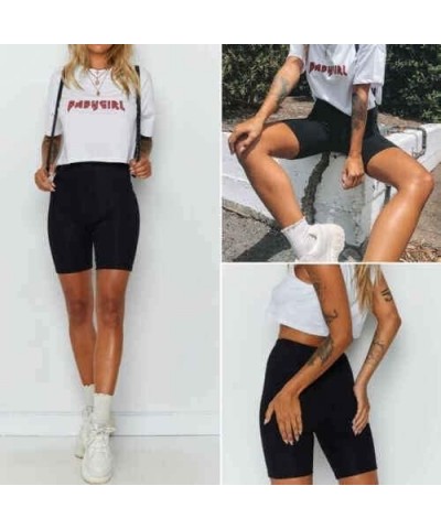 3 Pack Biker Shorts for Women - 8"/5" High Waisted Tummy Control Workout Running Yoga Shorts Black/ Black/ Black $9.24 Active...