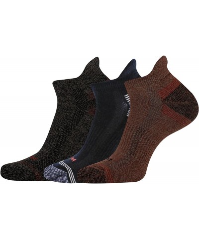 Men's and Women's Recycled Everyday Socks-3 Pair Pack-Repreve Mesh Low Cut Tab - Brick Assorted $8.96 Activewear