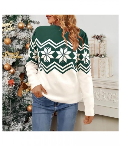 Womens Puff Short Sleeve Sweater Tops Crewneck Basic Knit Pullover Lightweight Solid Casual Sweaters Blouse Christmas Sweater...