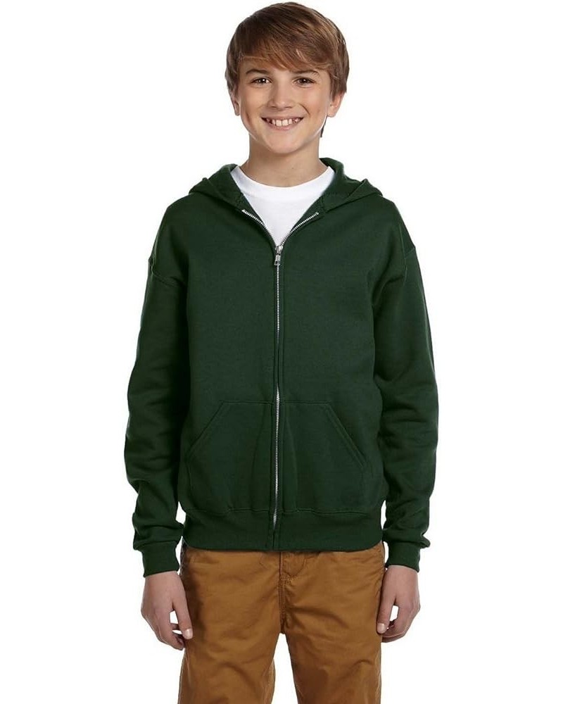 Boys' Big Youth NuBlend Sweatshirts & Hoodies, Cotton Blend, Size S-XL Forest Green $10.41 Others