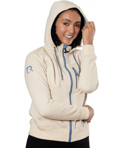 Womens Water-Repellent Zip Up Hoodie, Long Sleeve Hooded Zip Sweatshirt Jacket Water Resistant Outdoor Clothing Bone $32.80 H...