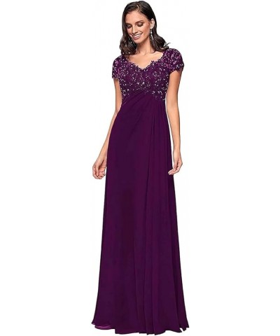 V-Neck Mother of The Bride Dresses for Wedding Plus Size Lace Applique Long Evening Party Formal Gowns Gold $35.70 Dresses