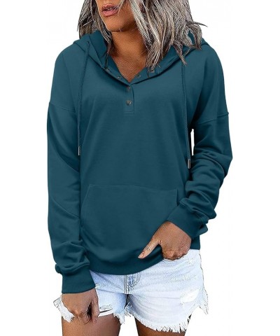 Womens Hoodies Sweatshirts with Kangaroo Pockets 1-indigo $23.19 Hoodies & Sweatshirts