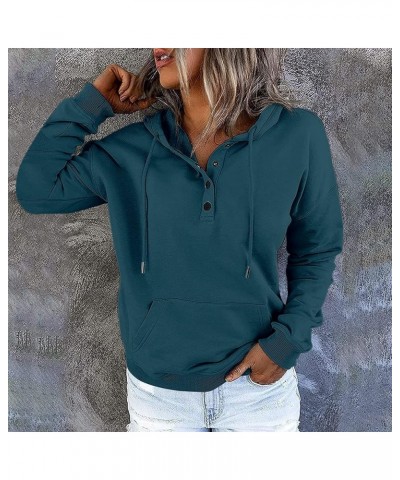 Womens Hoodies Sweatshirts with Kangaroo Pockets 1-indigo $23.19 Hoodies & Sweatshirts