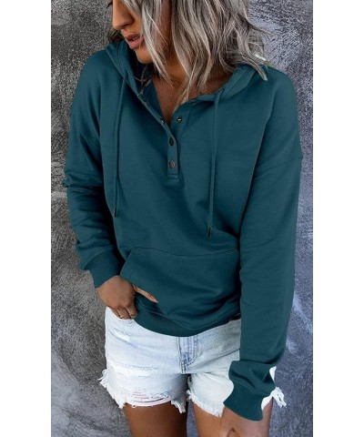 Womens Hoodies Sweatshirts with Kangaroo Pockets 1-indigo $23.19 Hoodies & Sweatshirts