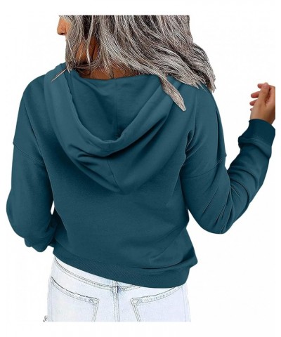 Womens Hoodies Sweatshirts with Kangaroo Pockets 1-indigo $23.19 Hoodies & Sweatshirts