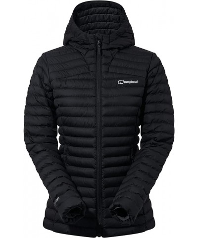 Women's Puffer Insulated Jacket Water Repellent Nula Micro Jet Black $56.05 Jackets