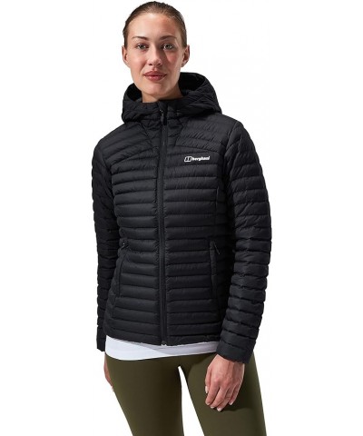 Women's Puffer Insulated Jacket Water Repellent Nula Micro Jet Black $56.05 Jackets