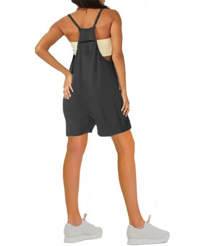 Women's Casual Sleeveless Jumpsuits Adjustable Spaghetti Strap Overalls Long Harem Pants Romper with Pockets B-6 $11.61 Jumps...