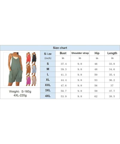 Women's Casual Sleeveless Jumpsuits Adjustable Spaghetti Strap Overalls Long Harem Pants Romper with Pockets B-6 $11.61 Jumps...