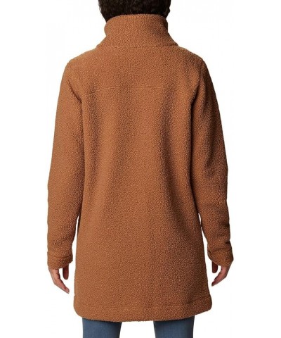 Women's Panorama Long Jacket Camel Brown $40.75 Jackets