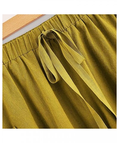 Midi Skirts for Women Elastic High Waisted Plus Size Summer Trendy Casual Waist Pleated A Line Skirt with Pockets I $8.66 Skirts