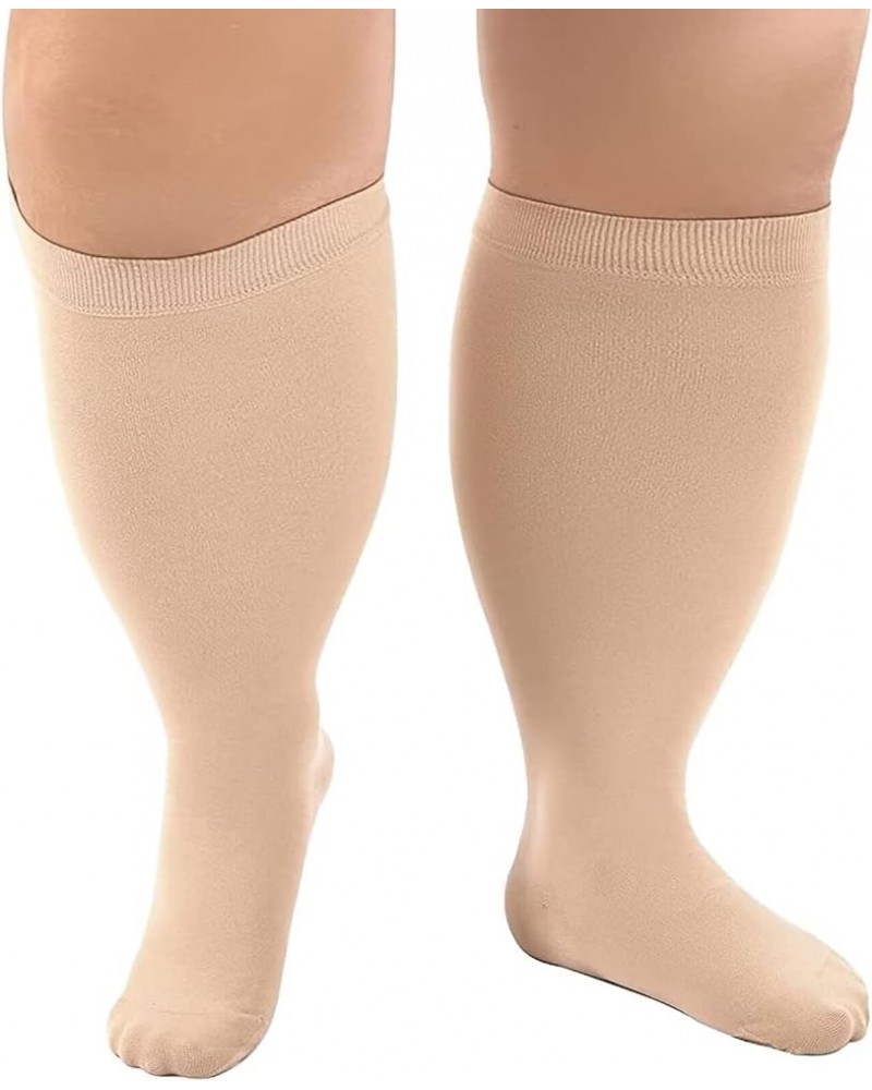 Compression Socks For Women Men,Plus Size Compression Socks Men Women,Wide Calf Compression Stocking.Extra Large Compression ...