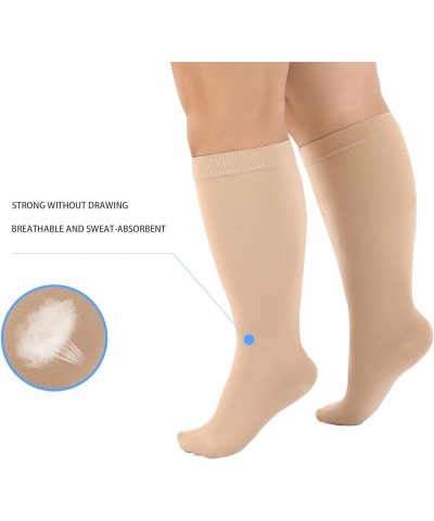 Compression Socks For Women Men,Plus Size Compression Socks Men Women,Wide Calf Compression Stocking.Extra Large Compression ...