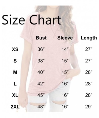 Women's Casual Short Sleeve T Shirts Crewneck Raglan Tees Side Split Summer Tunic Tops 2-green $12.74 T-Shirts