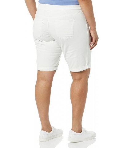 Women's Plus Size Amanda Pull on Bermuda Short Vintage White $10.00 Shorts