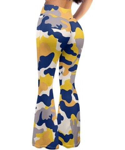 Womens Flared Leggings Bell Bottom Pants for Women Butt Lift Art Cow Pattern $11.34 Leggings