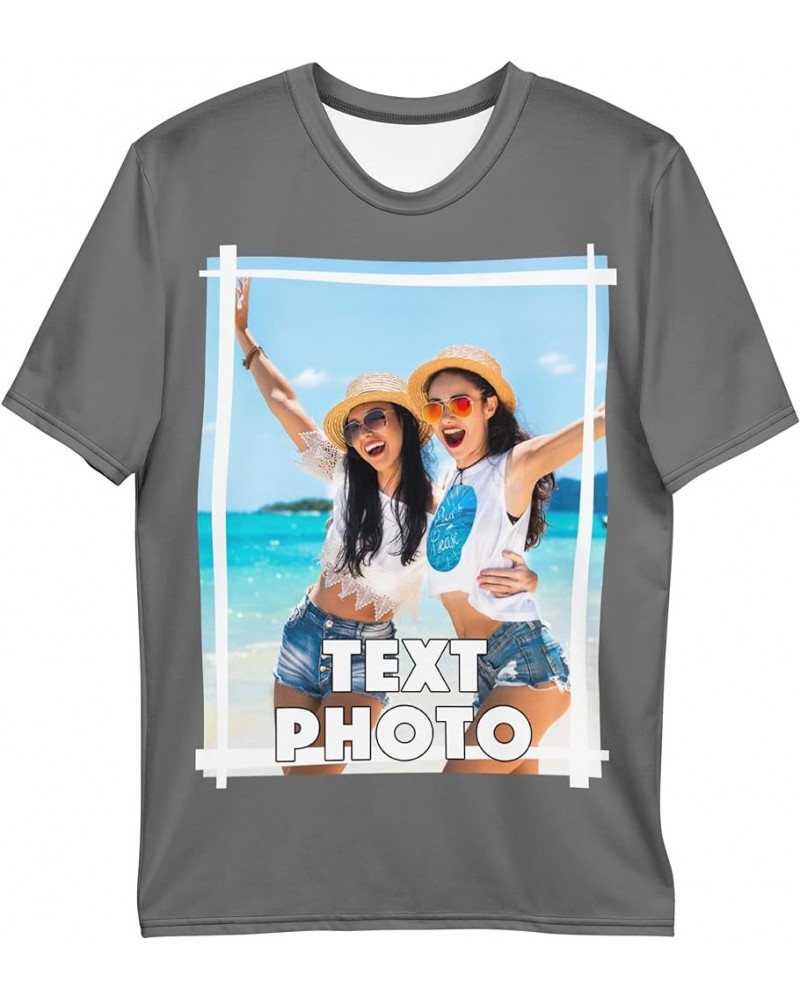 Pranboo® Custom T-Shirts, Cooling Fabric & Moisture Wicking for Unisex Adult丨Youth, Add Personalized Text · Photo · Logo Text...