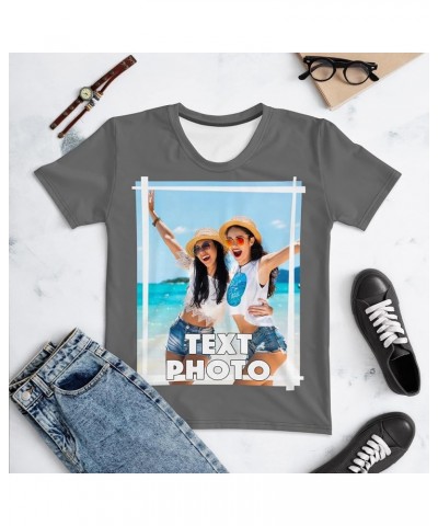 Pranboo® Custom T-Shirts, Cooling Fabric & Moisture Wicking for Unisex Adult丨Youth, Add Personalized Text · Photo · Logo Text...