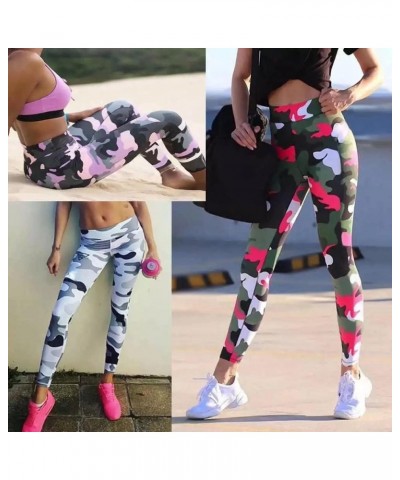 Women High Waist Tummy Control Leggings for Sports Running Gym Fitness Workout Yoga Pants Full Length Elephant $11.50 Activewear