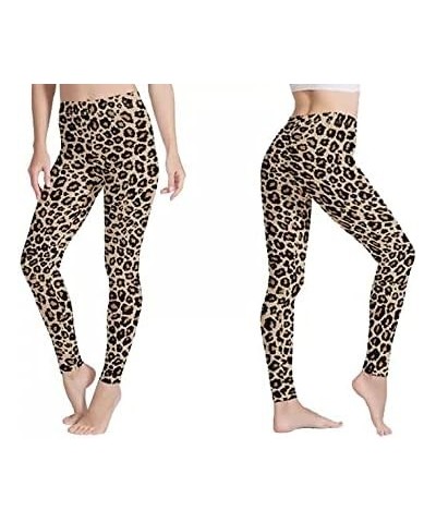 Women High Waist Tummy Control Leggings for Sports Running Gym Fitness Workout Yoga Pants Full Length Elephant $11.50 Activewear