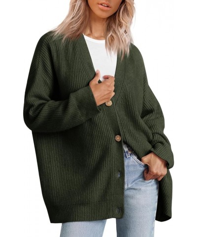 Fall Cocoon Cardigan,Cashmere Cocoon Cardigan for Women Open Front Oversized Button Sweaters Fall Cardigans Knit 9 $22.73 Swe...