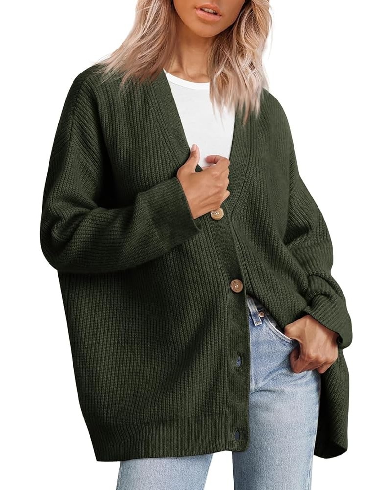 Fall Cocoon Cardigan,Cashmere Cocoon Cardigan for Women Open Front Oversized Button Sweaters Fall Cardigans Knit 9 $22.73 Swe...