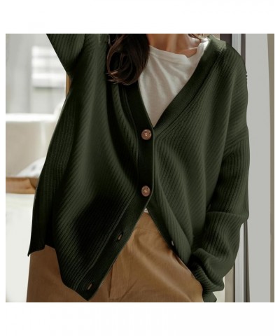 Fall Cocoon Cardigan,Cashmere Cocoon Cardigan for Women Open Front Oversized Button Sweaters Fall Cardigans Knit 9 $22.73 Swe...