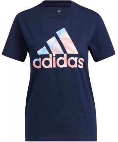 Women's Americana Graphic Short Sleeve Tee, Collegiate Navy Collegiate Navy $9.00 Activewear