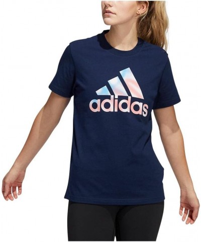 Women's Americana Graphic Short Sleeve Tee, Collegiate Navy Collegiate Navy $9.00 Activewear