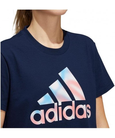 Women's Americana Graphic Short Sleeve Tee, Collegiate Navy Collegiate Navy $9.00 Activewear