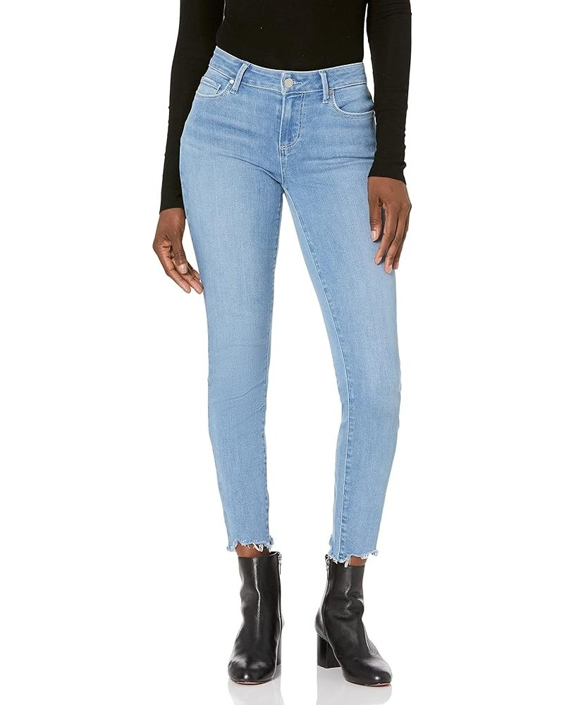 Women's Verdugo Transcend Vintage Mid Rise Ultra Skinny Ankle Jean Wander W/ Uneven Hem $39.41 Jeans