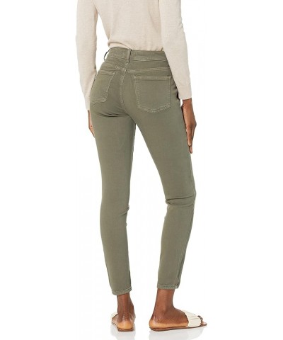 Blair-BLK Mid-Rise Skinny Jeans Camo Green $13.91 Jeans