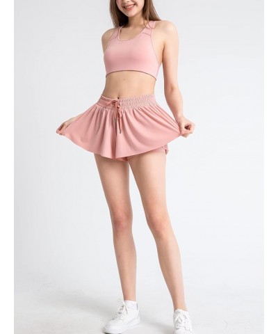 Womens Flowy Shorts with Pockets Pink $12.71 Activewear