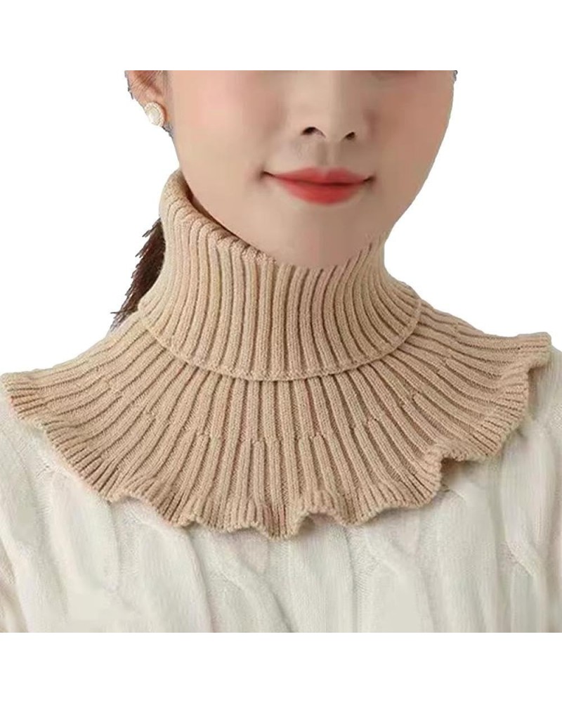 Fake Turtleneck Dickies for Women, Knitted False Collar, Detachable Turtleneck Collar,Unisex Fake Collars Mock for Women Girl...