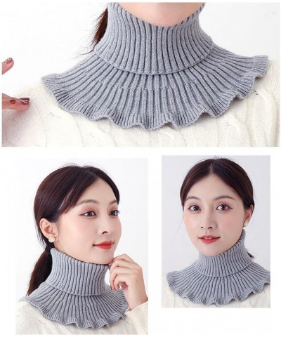 Fake Turtleneck Dickies for Women, Knitted False Collar, Detachable Turtleneck Collar,Unisex Fake Collars Mock for Women Girl...