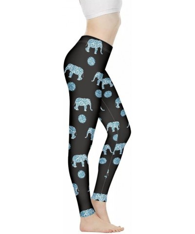 Trendy Print High Waist Yoga Pants for Women Leggings Sports Trousers Boho Turtle $15.11 Activewear