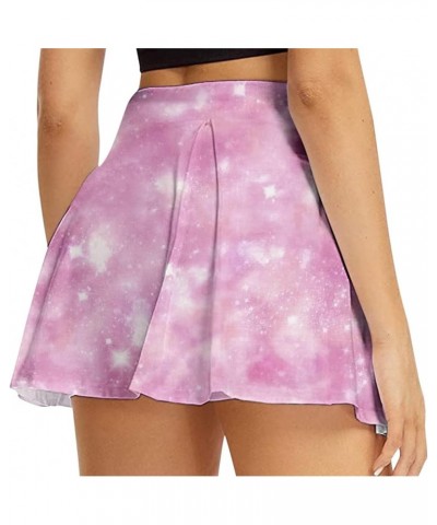 Women's Active Performance Skort Lightweight Skirt for Running Tennis Golf Workout Sports Yd-pink $6.19 Skorts