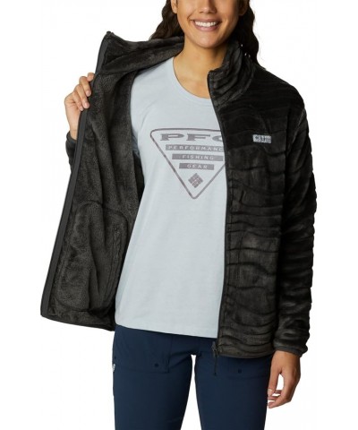 Women's Slack Water Reversible Carved Full Zip Fleece Shark $36.75 Jackets