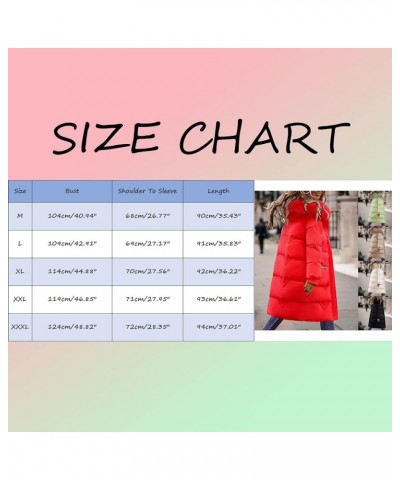 Women's Winter Puffer Coat Thicken Fleece Lined Down Jacket Waterproof Faux Fur Detachable Hooded Parka Green $22.05 Jackets