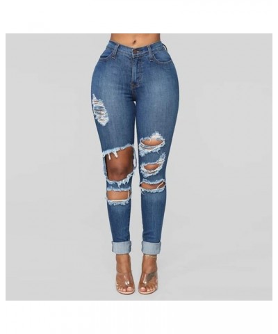 Women's Butt Lifting Skinny Jeans High Waist Denim Jeans Distressed Slimming Pants Destroyed Ripped Pencil Jean Pants for Cow...