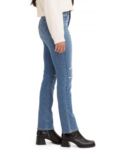 Women's 724 High Rise Straight Jeans (Also Available in Plus) Standard Dark Indigo Worn in $14.55 Jeans