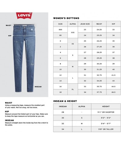 Women's 724 High Rise Straight Jeans (Also Available in Plus) Standard Dark Indigo Worn in $14.55 Jeans