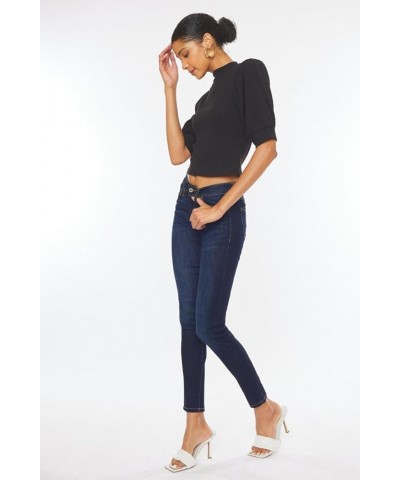 Kan Can Women's Mid Rise Super Skinny Jeans - Basic - KC7092 Sd $42.87 Jeans