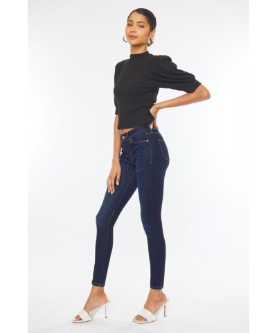 Kan Can Women's Mid Rise Super Skinny Jeans - Basic - KC7092 Sd $42.87 Jeans