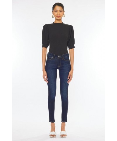 Kan Can Women's Mid Rise Super Skinny Jeans - Basic - KC7092 Sd $42.87 Jeans